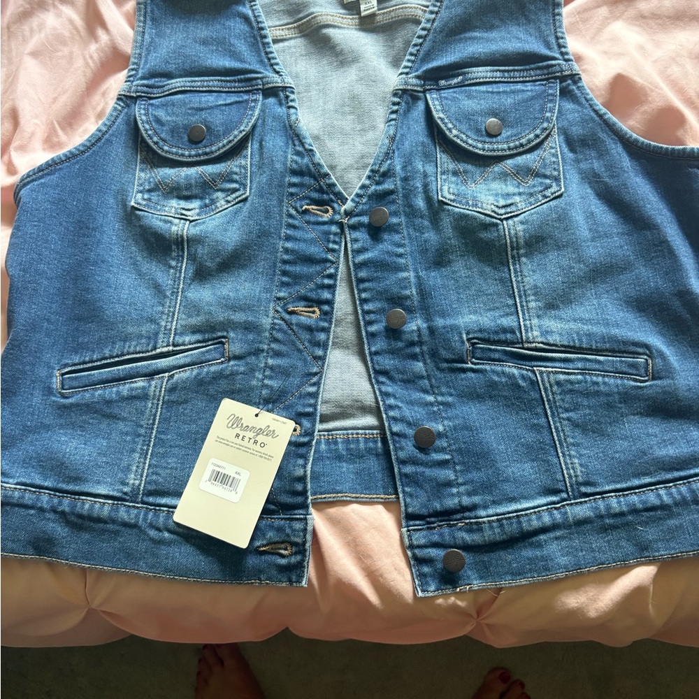 Wrangler Blue Denim Vest
